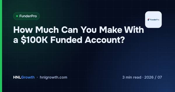 How Much Can You Make With a $100K Funded Account? cover illustration