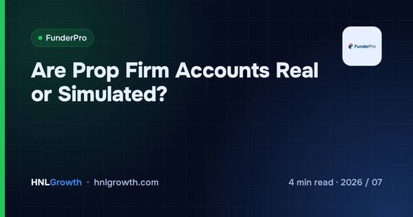 Are Prop Firm Accounts Real or Simulated? cover illustration