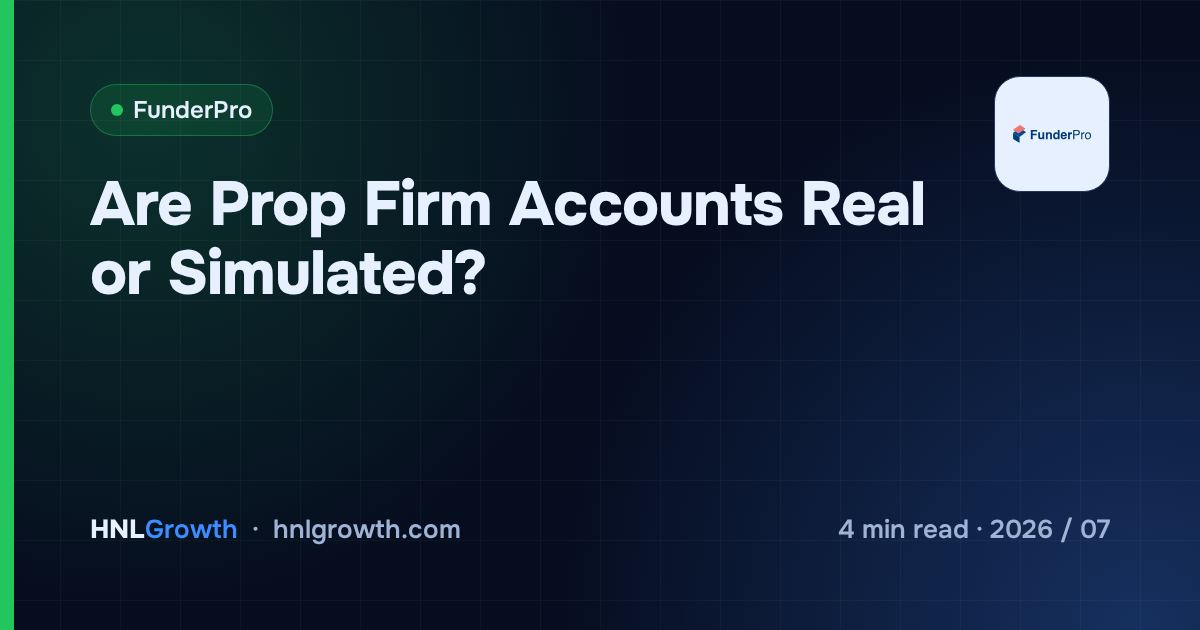 Are Prop Firm Accounts Real or Simulated? — cover image