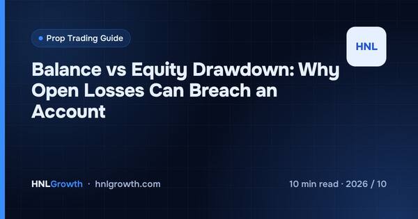 Balance vs Equity Drawdown: Why Open Losses Can Breach an Account cover illustration