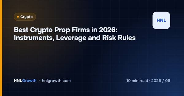 Best Crypto Prop Firms in 2026: Instruments, Leverage and Risk Rules cover illustration