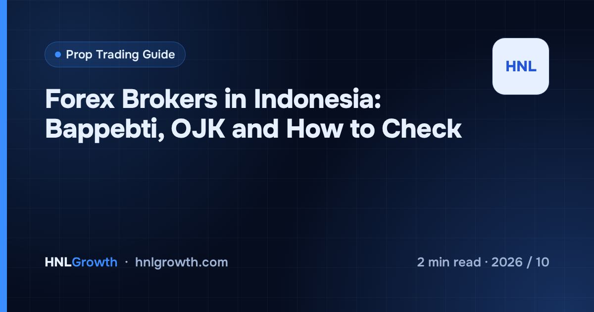 Forex Brokers in Indonesia: Bappebti, OJK and How to Check — cover image