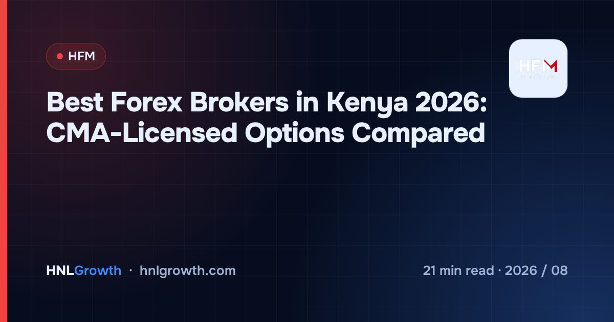 Best Forex Brokers in Kenya 2026: CMA-Licensed Options Compared — cover image