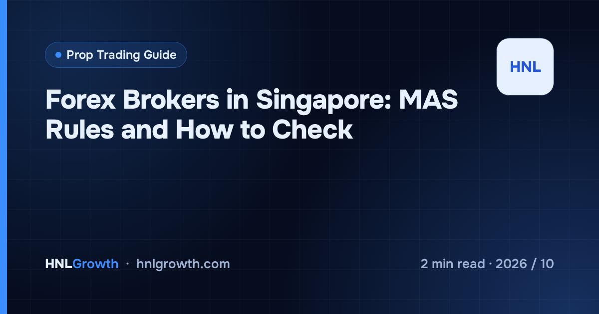 Forex Brokers in Singapore: MAS Rules and How to Check — cover image