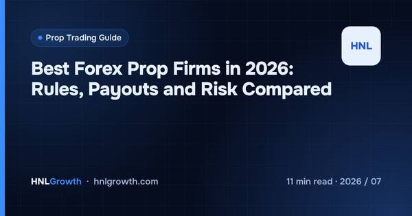 Best Forex Prop Firms in 2026: Rules, Payouts and Risk Compared cover illustration