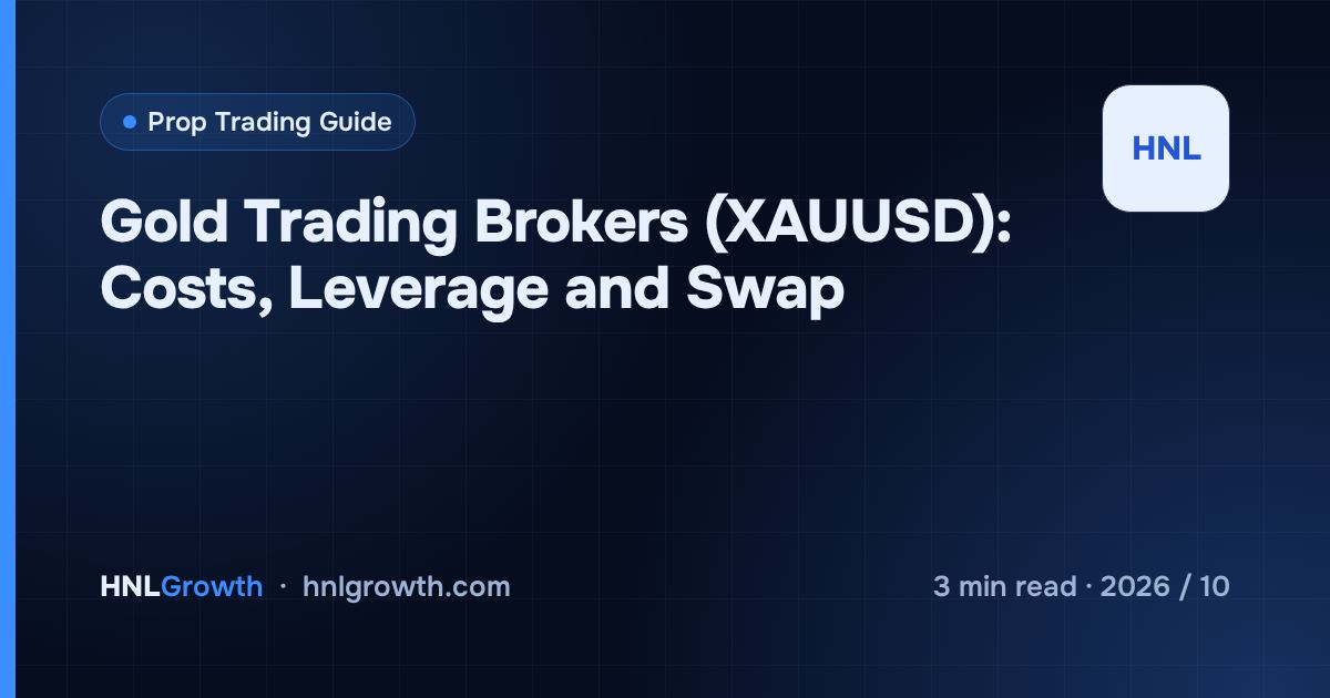 Best Gold Trading Brokers (XAUUSD): Lowest Spreads & Swap-Free — cover image