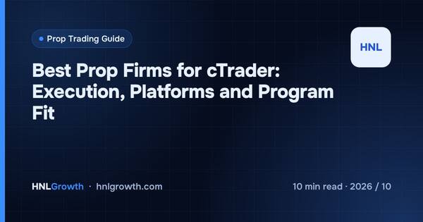 Best Prop Firms for cTrader: Execution, Platforms and Program Fit cover illustration