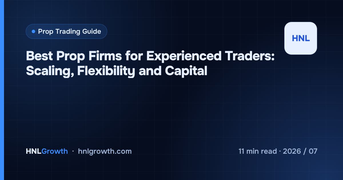 Best Prop Firms for Experienced Traders: Scaling, Flexibility and Capital — cover image