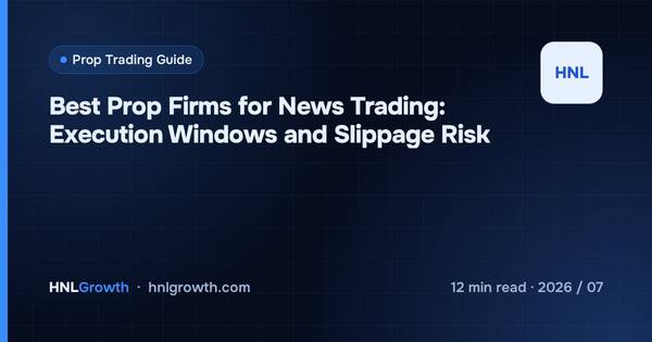 Best Prop Firms for News Trading: Execution Windows and Slippage Risk cover illustration