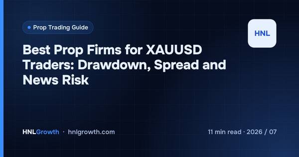 Best Prop Firms for XAUUSD Traders: Drawdown, Spread and News Risk cover illustration
