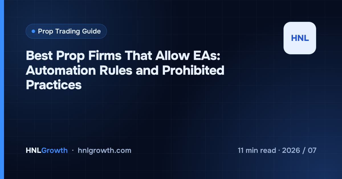 Best Prop Firms That Allow EAs: Automation Rules and Prohibited Practices — cover image
