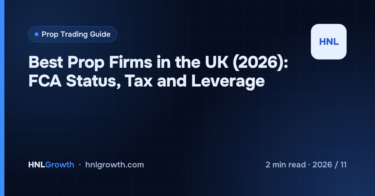 Best Prop Firms in the UK (2026): FCA Status, Tax and Leverage — cover image