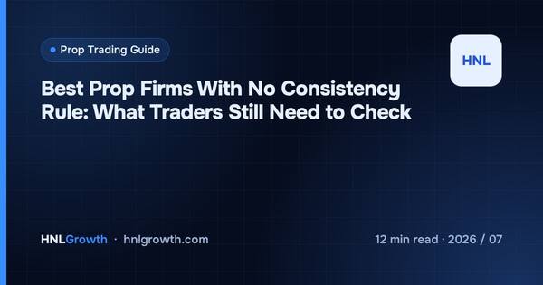 Best Prop Firms With No Consistency Rule: What Traders Still Need to Check cover illustration