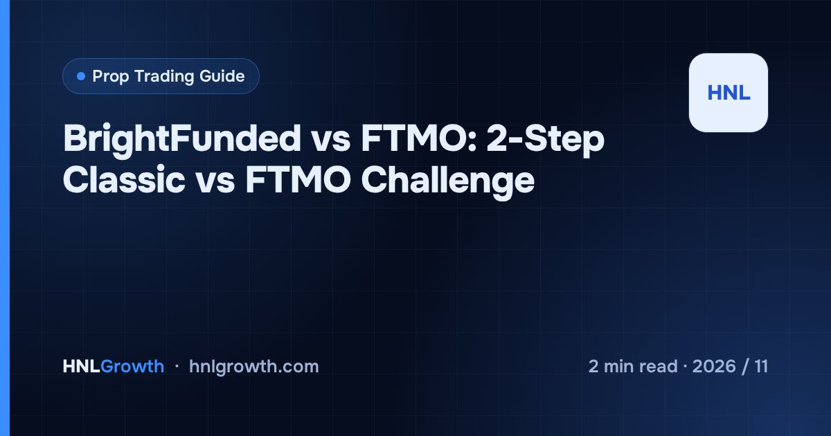 BrightFunded vs FTMO: 2-Step Classic vs FTMO Challenge — cover image