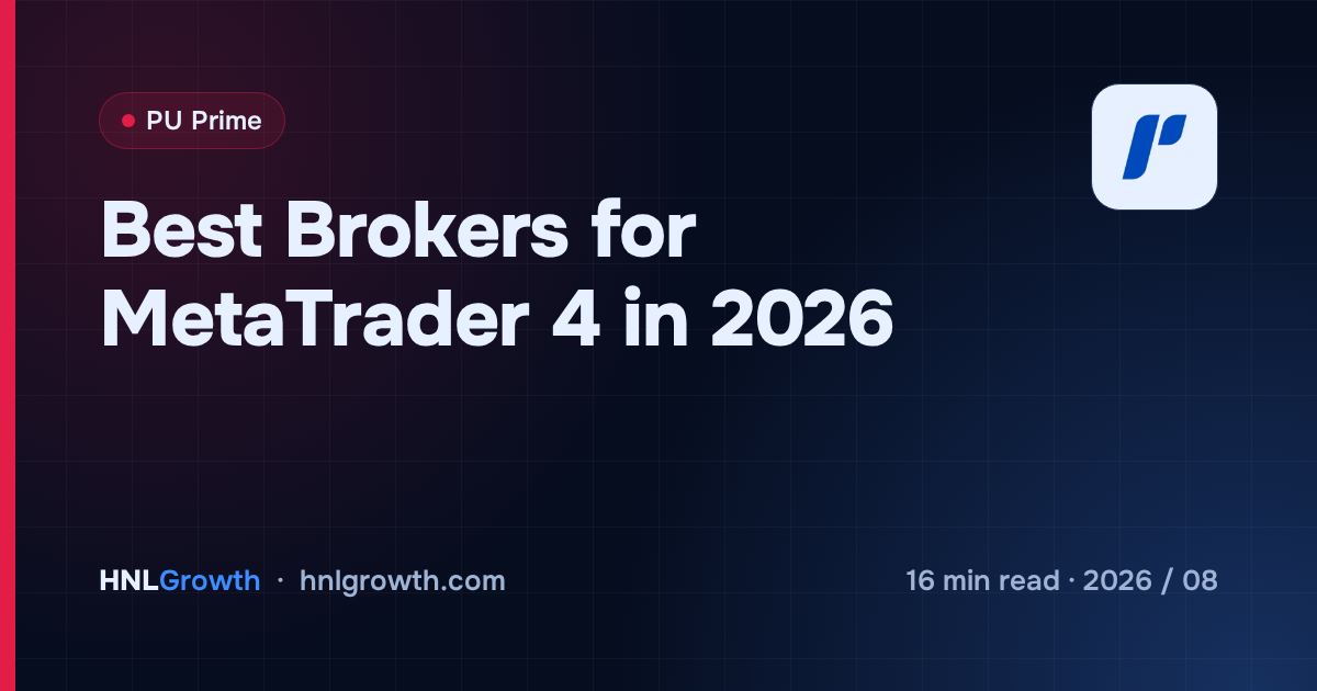 Best Brokers for MetaTrader 4 in 2026 — cover image