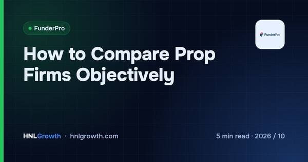 How to Compare Prop Firms Objectively cover illustration