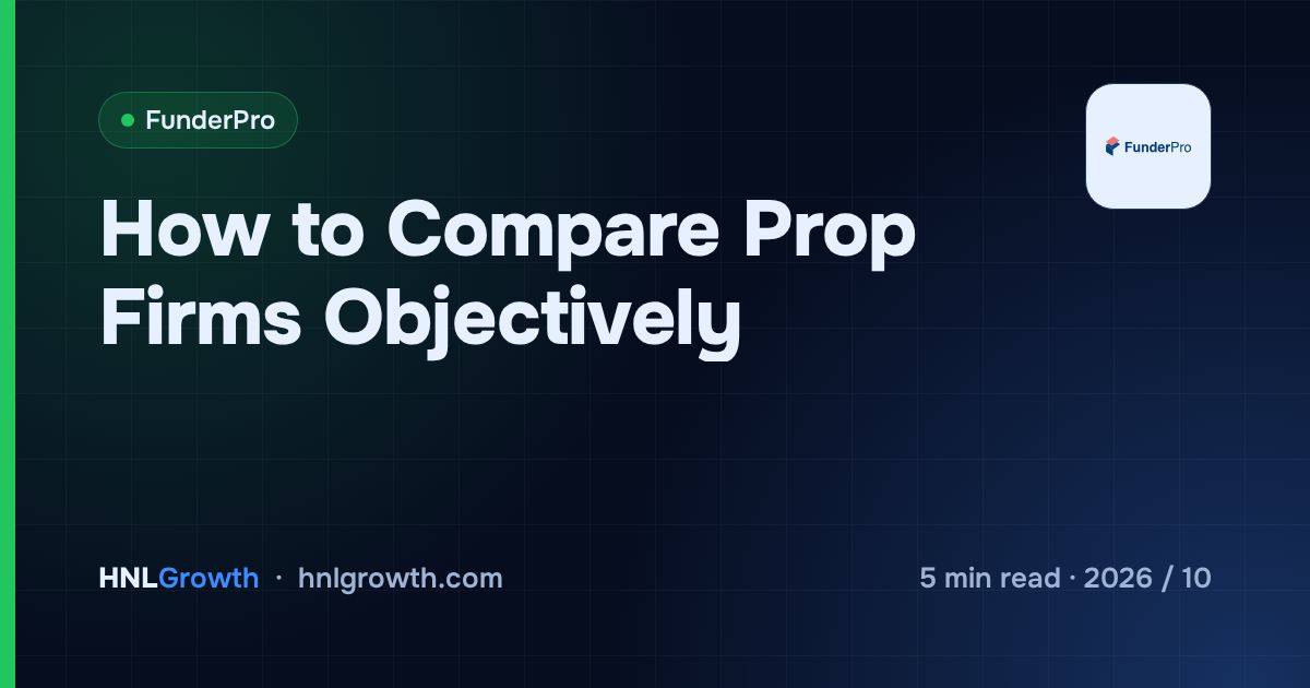 How to Compare Prop Firms Objectively — cover image