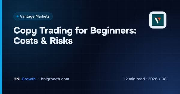 Copy Trading for Beginners: Costs & Risks cover illustration