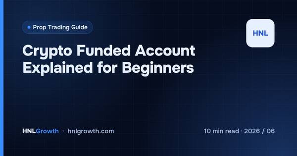 Crypto Funded Account Explained for Beginners cover illustration