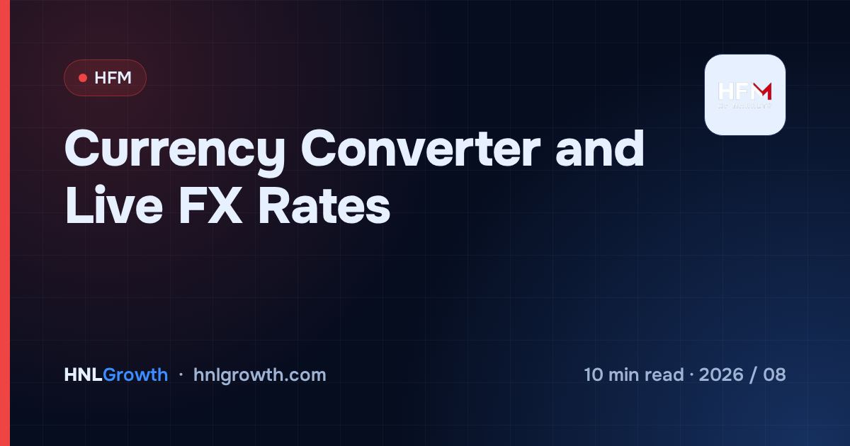 Currency Converter and Live FX Rates — cover image