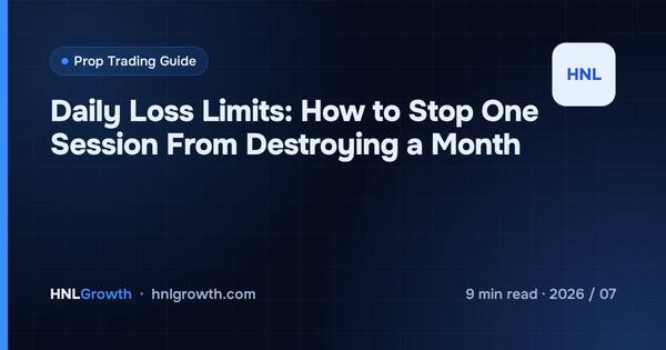 Daily Loss Limits: How to Stop One Session From Destroying a Month cover illustration