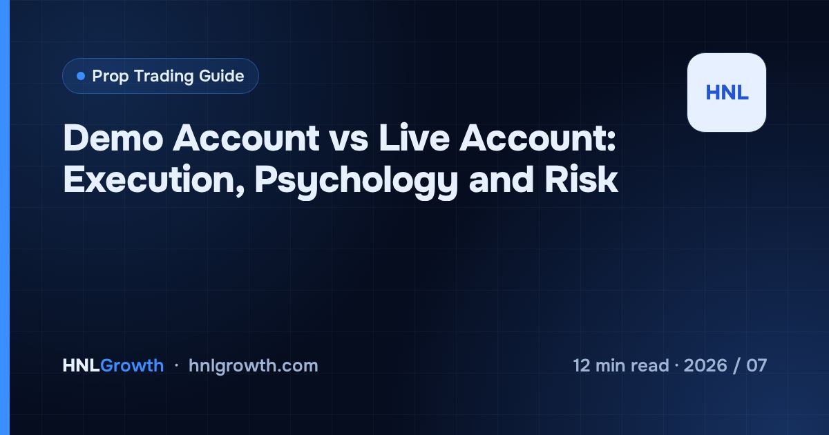 Demo Account vs Live Account: Execution, Psychology and Risk — cover image