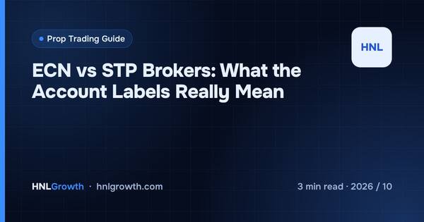 ECN vs STP Brokers: What the Account Labels Really Mean cover illustration