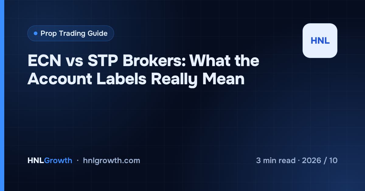 ECN vs STP Brokers: What the Account Labels Really Mean — cover image