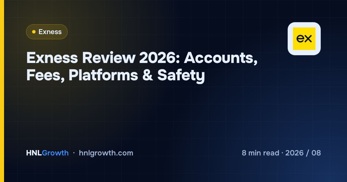 Exness Review 2026: Accounts, Fees, Platforms & Safety — cover image