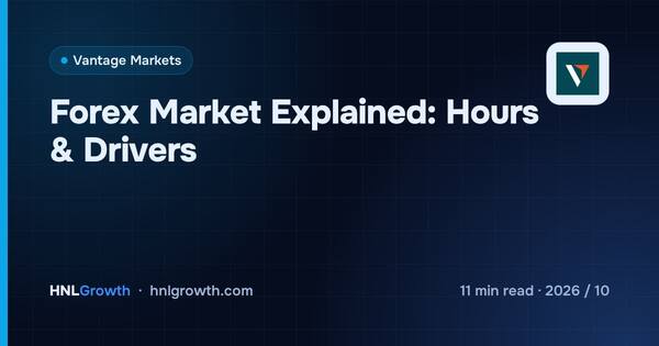 Forex Market Explained: Hours & Drivers cover illustration