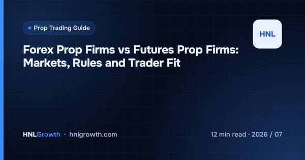 Forex Prop Firms vs Futures Prop Firms: Markets, Rules and Trader Fit cover illustration