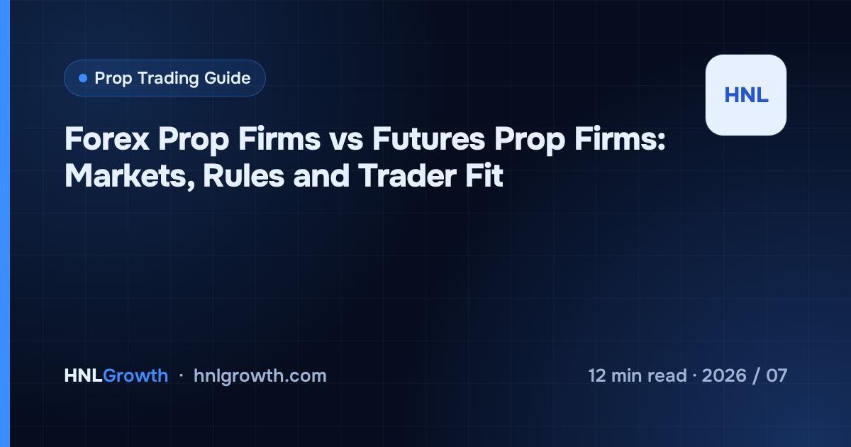 Forex Prop Firms vs Futures Prop Firms: Markets, Rules and Trader Fit — cover image