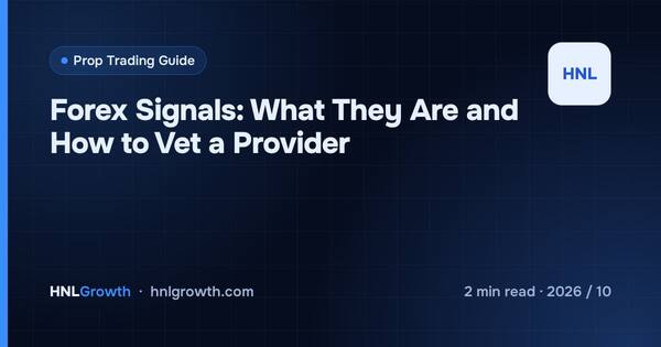 Forex Signals: What They Are and How to Vet a Provider cover illustration