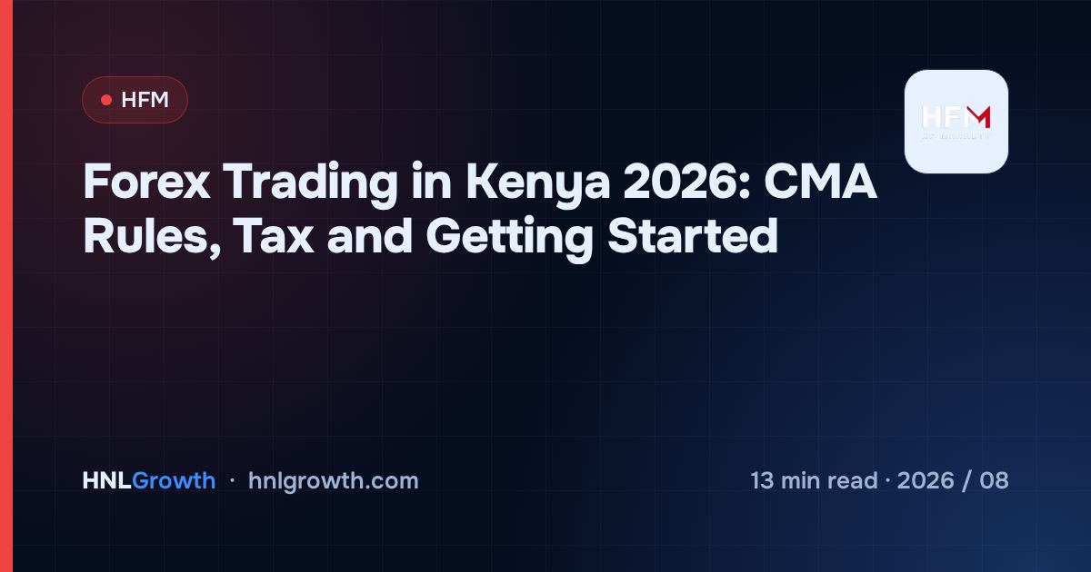 Forex Trading in Kenya 2026: CMA Rules, Tax and Getting Started — cover image