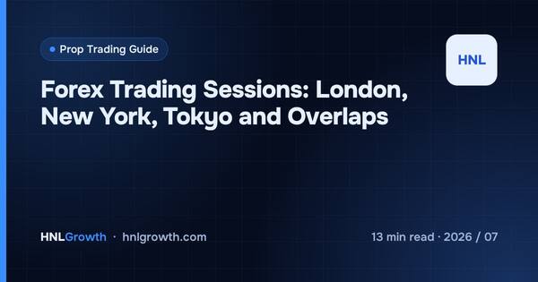 Forex Trading Sessions: London, New York, Tokyo and Overlaps cover illustration