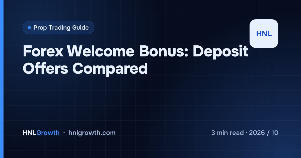 Best Forex Deposit Bonus Brokers (2026): 50%–150% Credit Rules — cover image