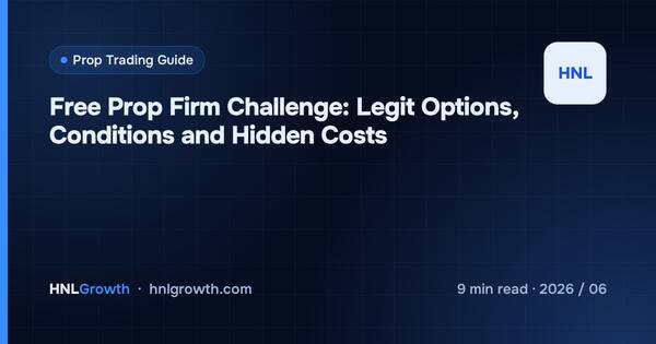Free Prop Firm Challenge: Legit Options, Conditions and Hidden Costs cover illustration
