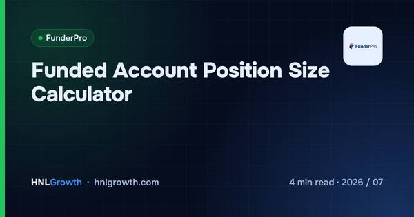 Funded Account Position Size Calculator cover illustration