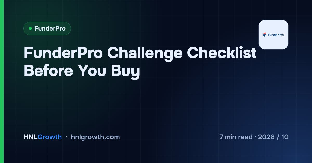FunderPro Challenge Checklist Before You Buy — cover image