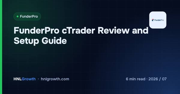 FunderPro cTrader Review and Setup Guide cover illustration