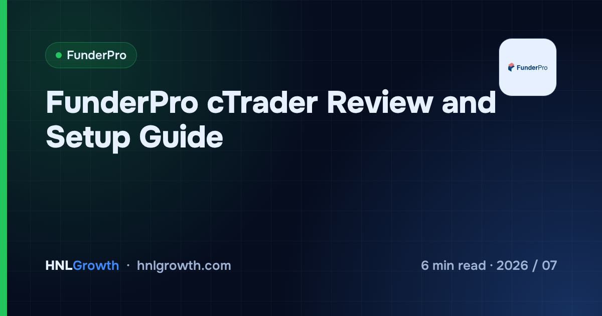FunderPro cTrader Review and Setup Guide — cover image