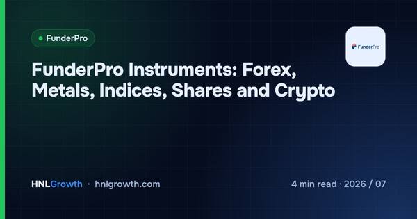 FunderPro Instruments: Forex, Metals, Indices, Shares and Crypto cover illustration