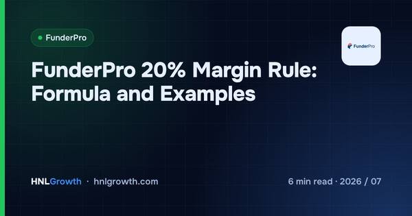 FunderPro 20% Margin Rule: Formula and Examples cover illustration