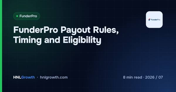 FunderPro Payout Rules, Timing and Eligibility cover illustration