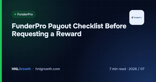 FunderPro Payout Checklist Before Requesting a Reward cover illustration