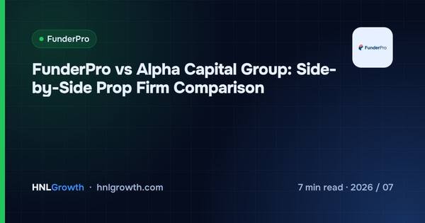 FunderPro vs Alpha Capital Group: Side-by-Side Prop Firm Comparison cover illustration