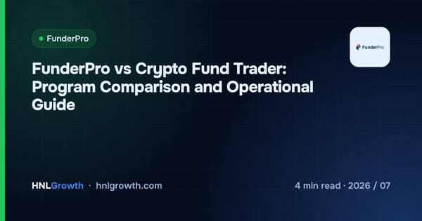 FunderPro vs Crypto Fund Trader: Program Comparison and Operational Guide cover illustration
