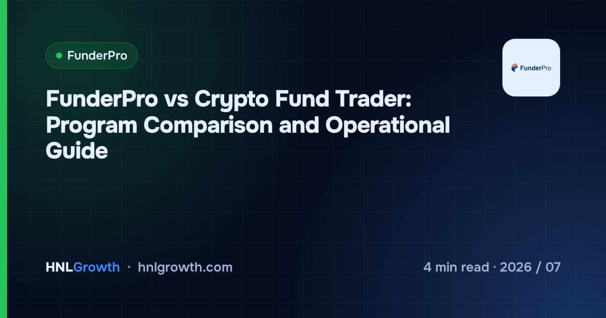 FunderPro vs Crypto Fund Trader: Program Comparison and Operational Guide — cover image