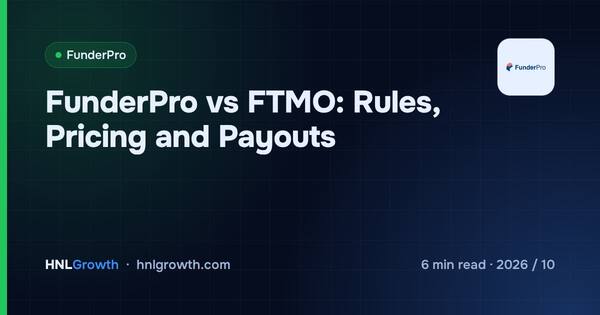 FunderPro vs FTMO: Rules, Pricing and Payouts cover illustration