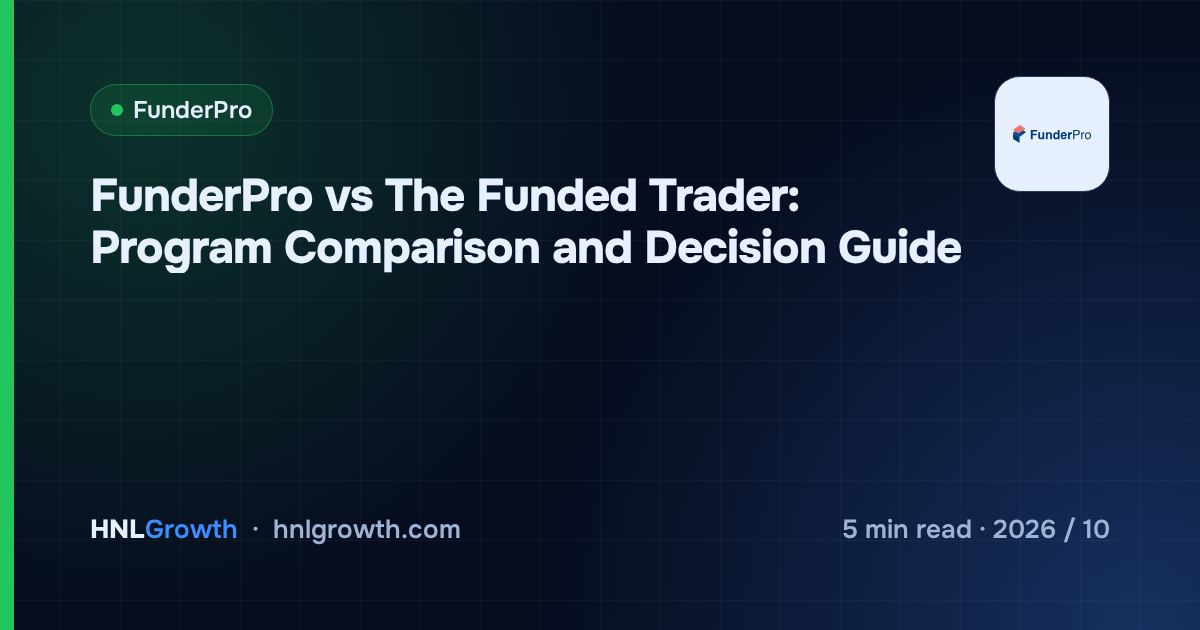 FunderPro vs The Funded Trader: Program Comparison and Decision Guide — cover image